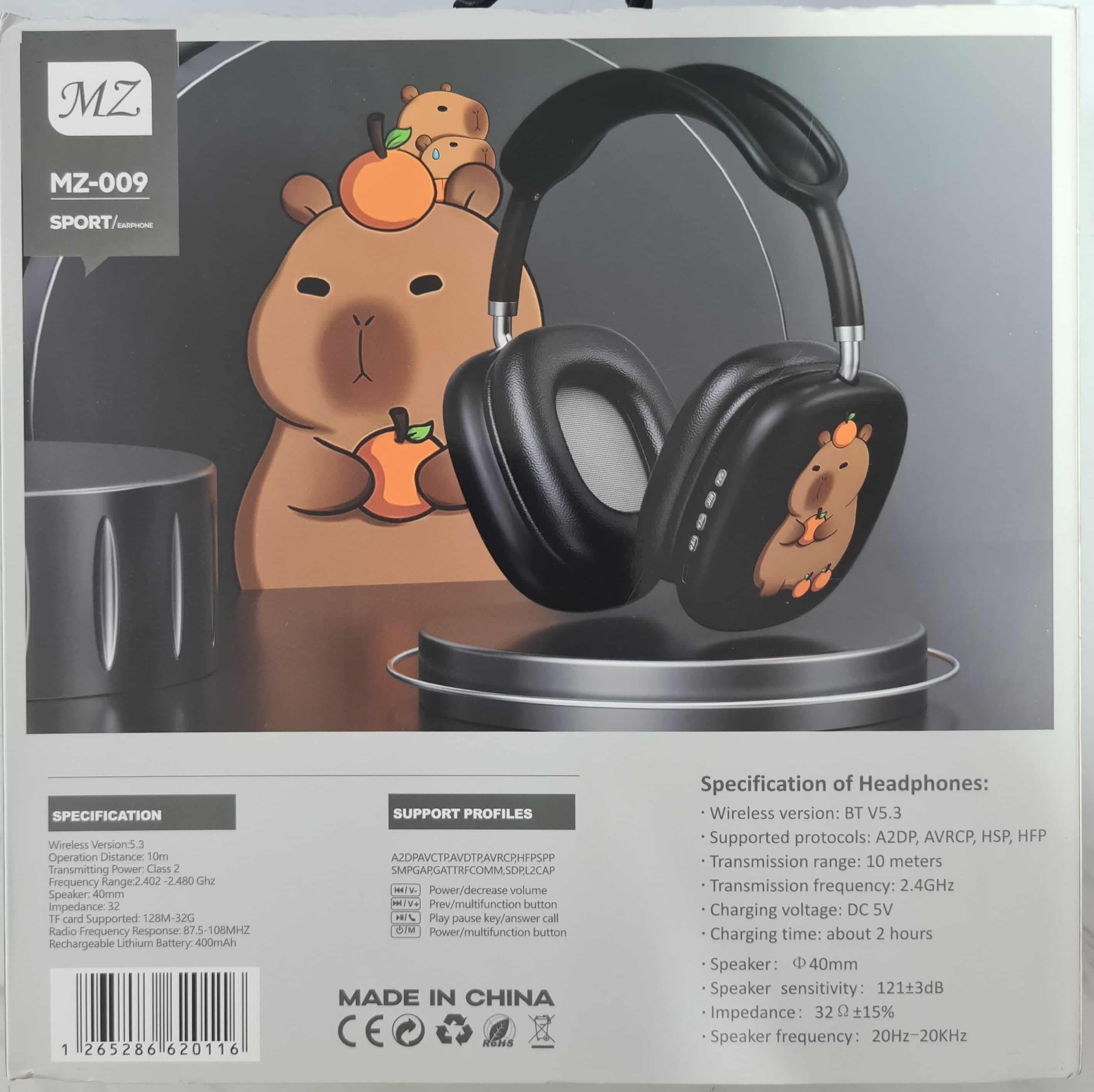 Kids Wireless Stereo Bluetooth Headphones HD Bass Stereo Headset Music Earphones MZ-009