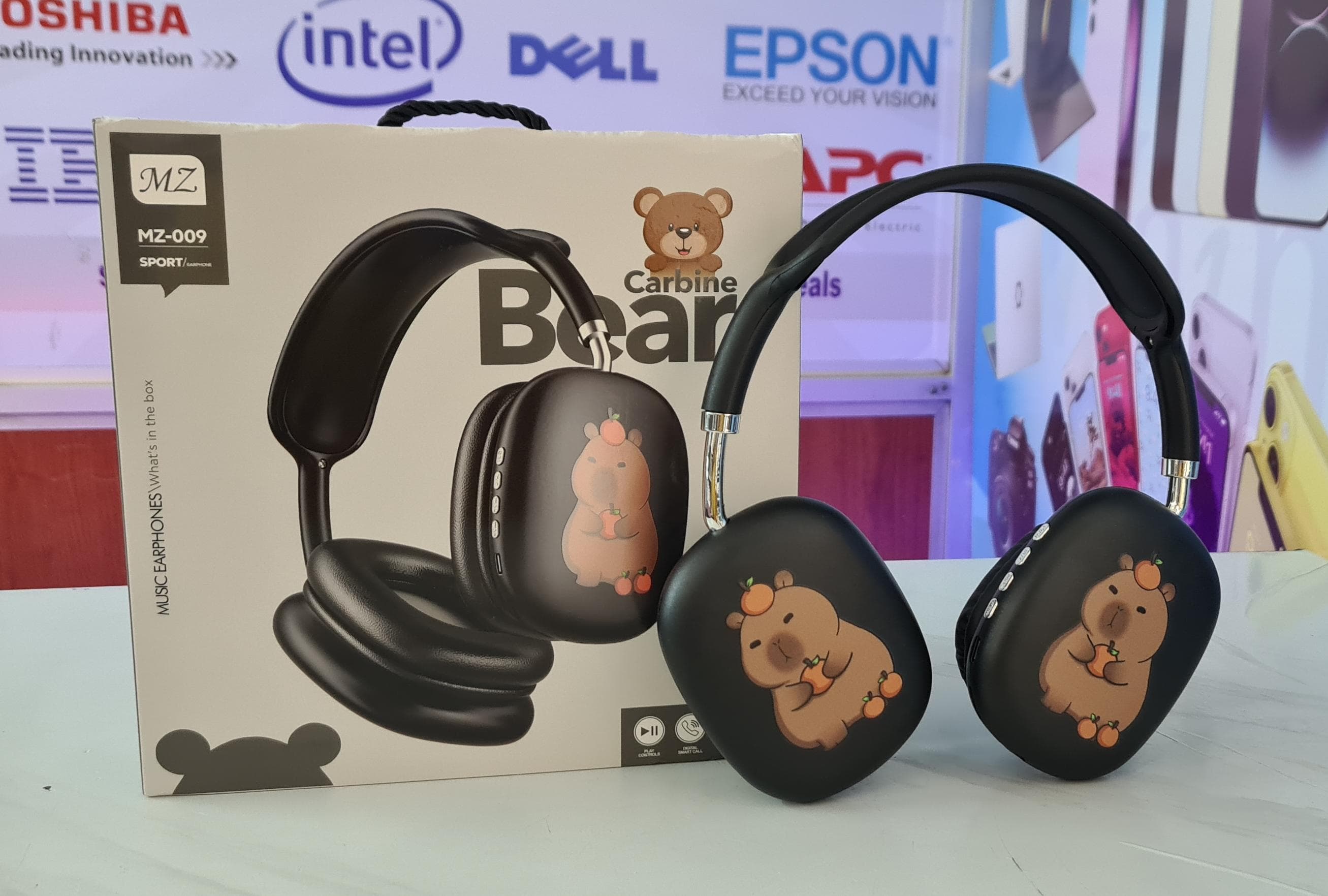 Kids Wireless Stereo Bluetooth Headphones HD Bass Stereo Headset Music Earphones MZ-009