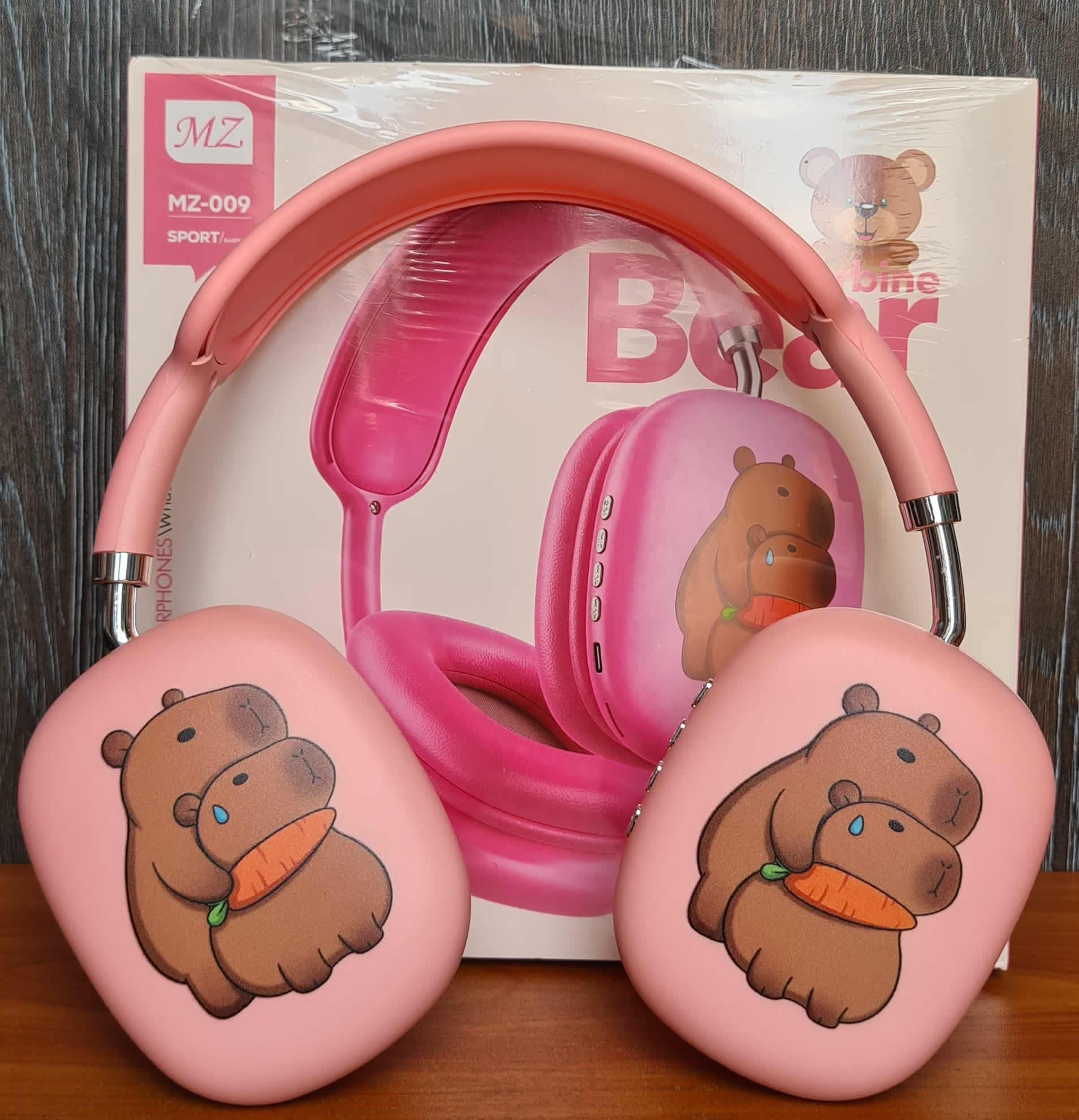 Kids Wireless Stereo Bluetooth Headphones HD Bass Stereo Headset Music Earphones MZ-009