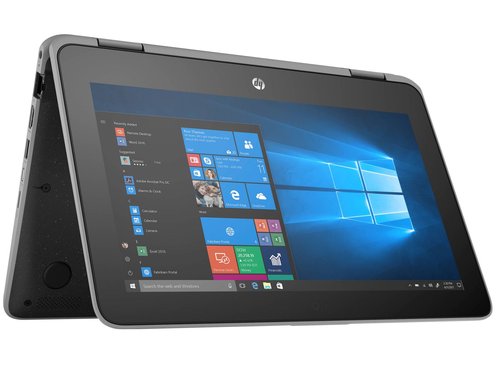 Refurbished HP ProBook 11 G4 X360 Core i5 8th Gen 8GB RAM 256GB SSD 11.6-inch Touchscreen, 2-in-1 Convertible Windows 11 Pro Laptop PC