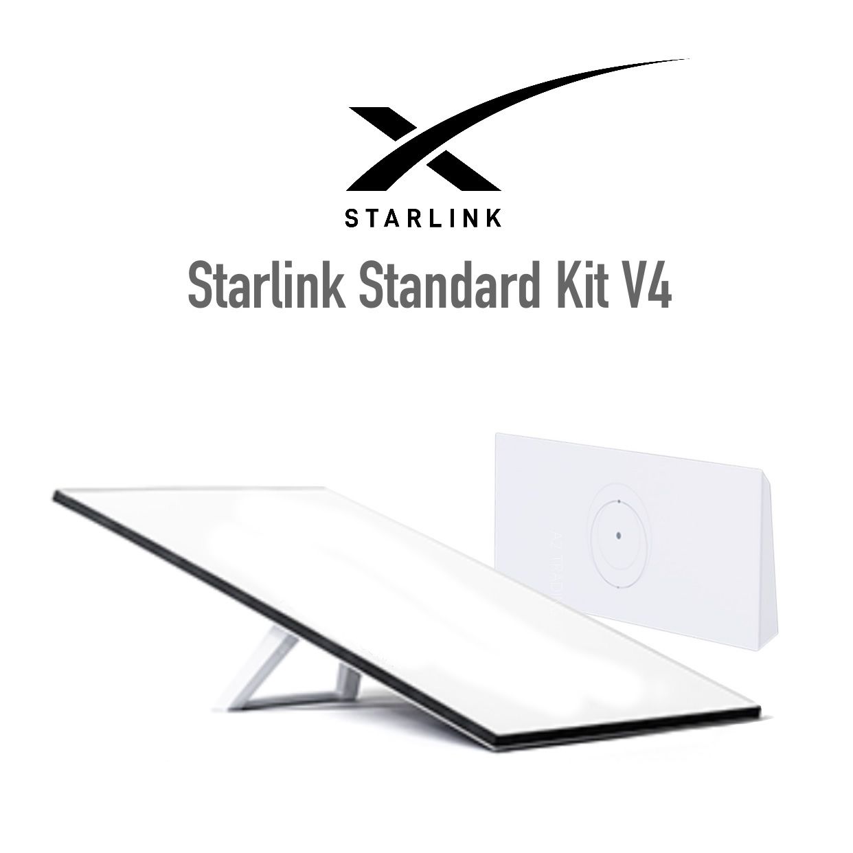 Starlink Gen 3 V3 Kit High-Speed Low-Latency Internet, Satellite Dish, Router Wi-Fi 6, WiFi Standard Full Kit