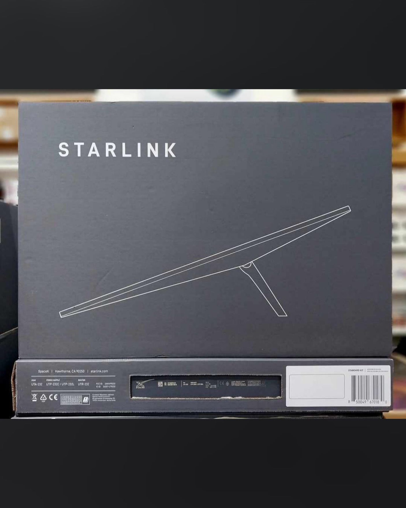 Starlink Gen 3 V3 Kit High-Speed Low-Latency Internet, Satellite Dish, Router Wi-Fi 6, WiFi Standard Full Kit