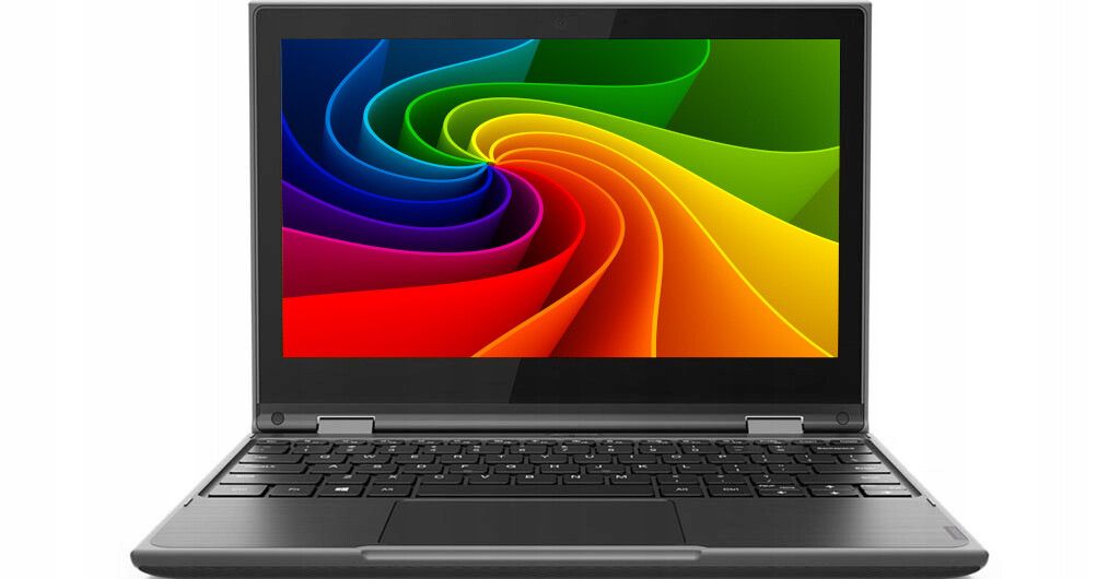Refurbished Lenovo 300e x360 8GB 128GB SSD 2nd Gen 11.6" Touchscreen Intel Pentium, Windows 11 Pro slim Laptop  + Free Bag