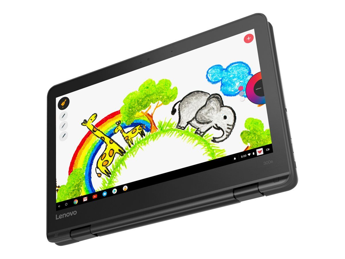 Refurbished Lenovo 300e x360 8GB 128GB SSD 2nd Gen 11.6" Touchscreen Intel Pentium, Windows 11 Pro slim Laptop  + Free Bag