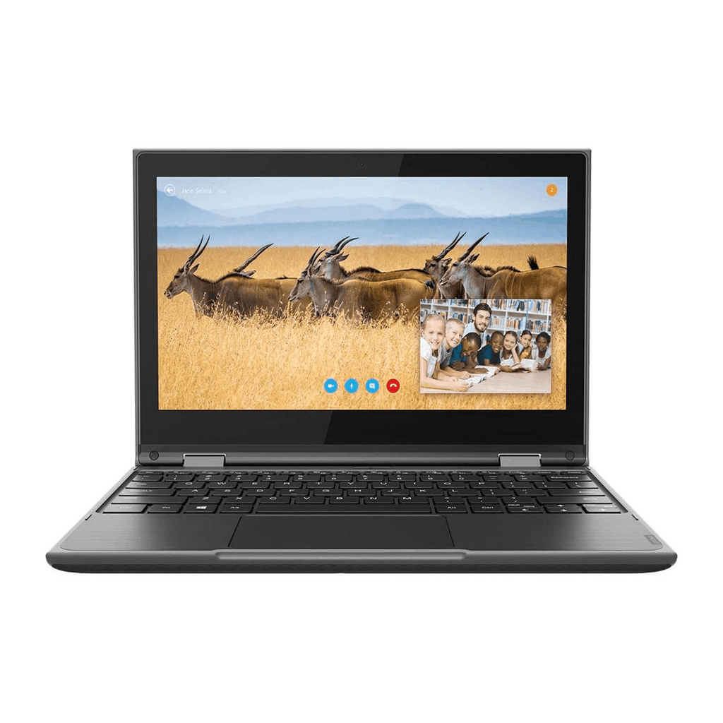 Refurbished Lenovo 300e x360 8GB 128GB SSD 2nd Gen 11.6" Touchscreen Intel Pentium, Windows 11 Pro slim Laptop  + Free Bag