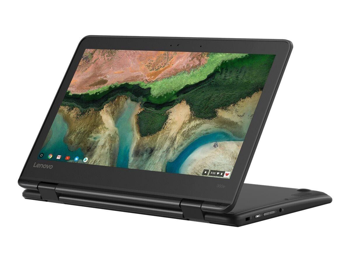 Refurbished Lenovo 300e x360 8GB 128GB SSD 2nd Gen 11.6" Touchscreen Intel Pentium, Windows 11 Pro slim Laptop  + Free Bag
