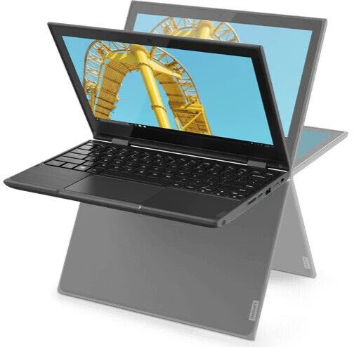 Refurbished Lenovo 300e x360 8GB 128GB SSD 2nd Gen 11.6" Touchscreen Intel Pentium, Windows 11 Pro slim Laptop  + Free Bag