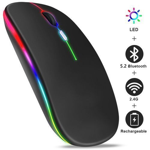 Portable Mini Ultra-thin Rechargeable Wireless Bluetooth Mouse Ergonomic TYPE-C Vertical Rechargeable Wireless Mouse for Laptops