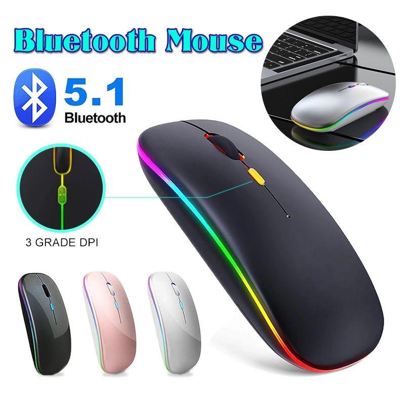 Portable Mini Ultra-thin Rechargeable Wireless Bluetooth Mouse Ergonomic TYPE-C Vertical Rechargeable Wireless Mouse for Laptops