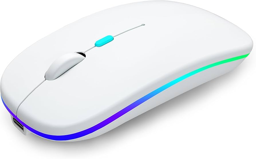 Portable Mini Ultra-thin Rechargeable Wireless Bluetooth Mouse Ergonomic TYPE-C Vertical Rechargeable Wireless Mouse for Laptops