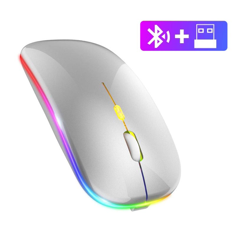 Portable Mini Ultra-thin Rechargeable Wireless Bluetooth Mouse Ergonomic TYPE-C Vertical Rechargeable Wireless Mouse for Laptops