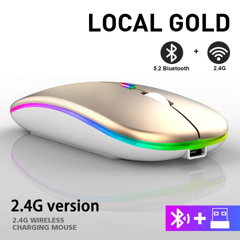 Portable Mini Ultra-thin Rechargeable Wireless Bluetooth Mouse Ergonomic TYPE-C Vertical Rechargeable Wireless Mouse for Laptops