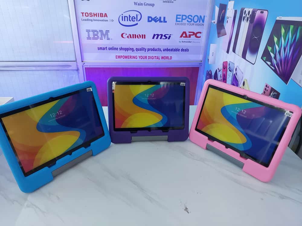 Discover K100 Android Kids Tablet 10 Inch 8GB RAM 512GB (64GB Real) Dual Sim Wi-Fi, Games, Learning Apps, Parental control, Protective cover + Free Gifts
