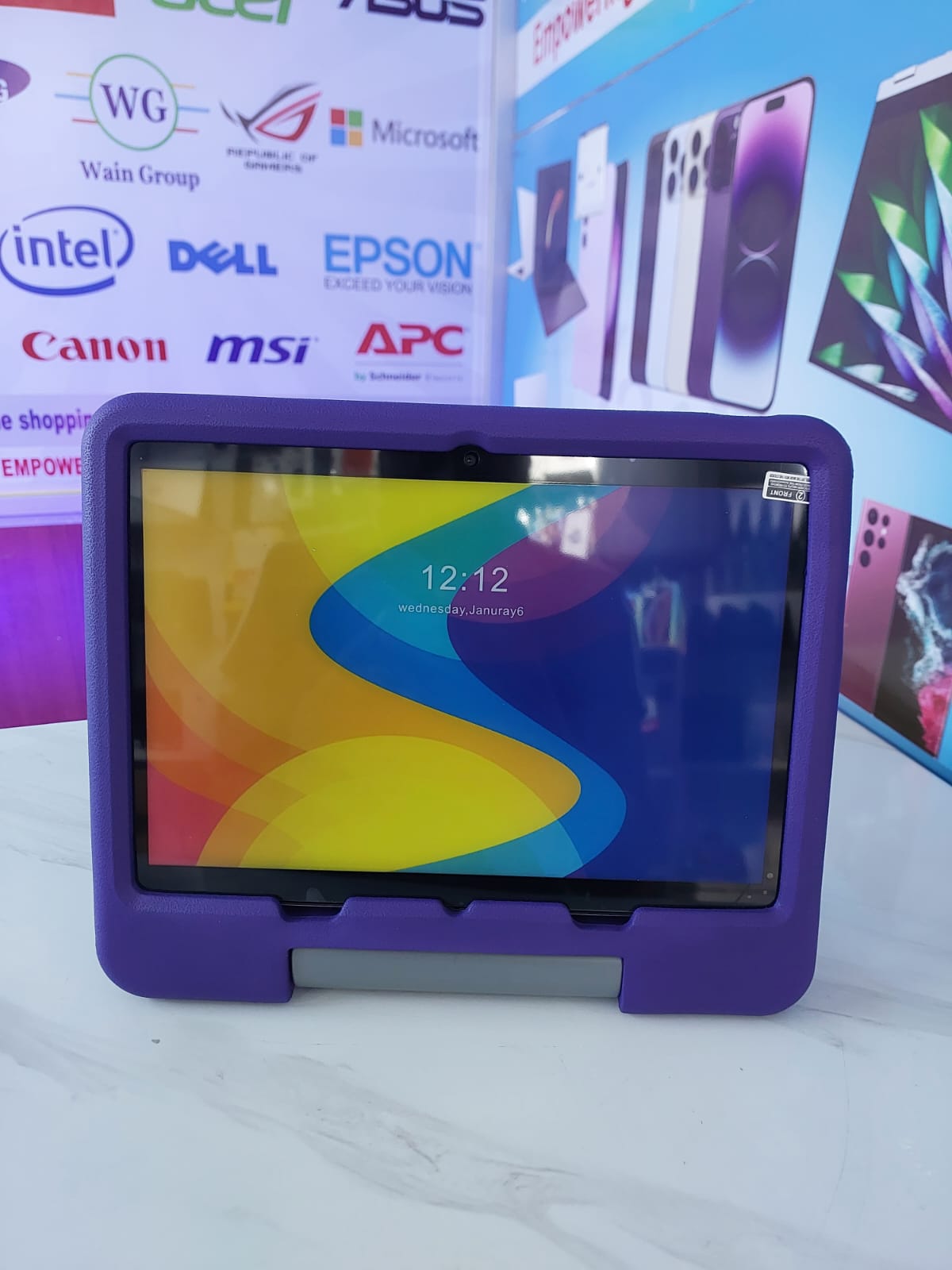 Discover K100 Android Kids Tablet 10 Inch 8GB RAM 512GB (64GB Real) Dual Sim Wi-Fi, Games, Learning Apps, Parental control, Protective cover + Free Gifts
