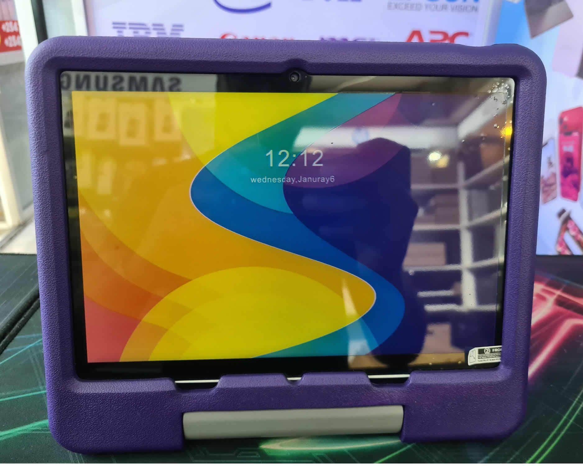 Discover K100 Android Kids Tablet 10 Inch 8GB RAM 512GB (64GB Real) Dual Sim Wi-Fi, Games, Learning Apps, Parental control, Protective cover + Free Gifts