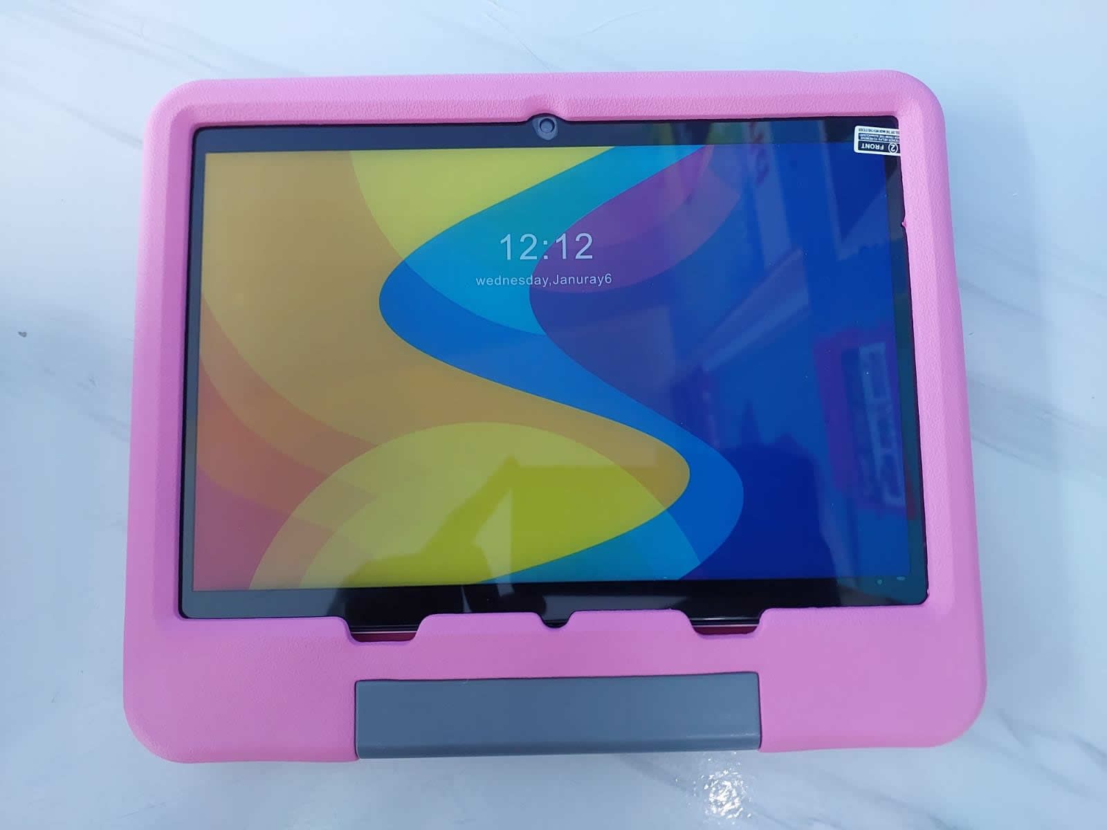 Discover K100 Android Kids Tablet 10 Inch 8GB RAM 512GB (64GB Real) Dual Sim Wi-Fi, Games, Learning Apps, Parental control, Protective cover + Free Gifts