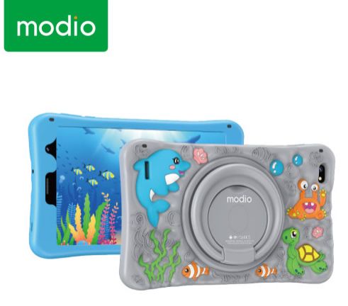 Modio M25 Kids Android Educational Tablet PC - 10.1 Inch 6GB RAM 256GB ROM 4G LTE -Dual sim Silicon Cover, Protective cover + Free Gifts