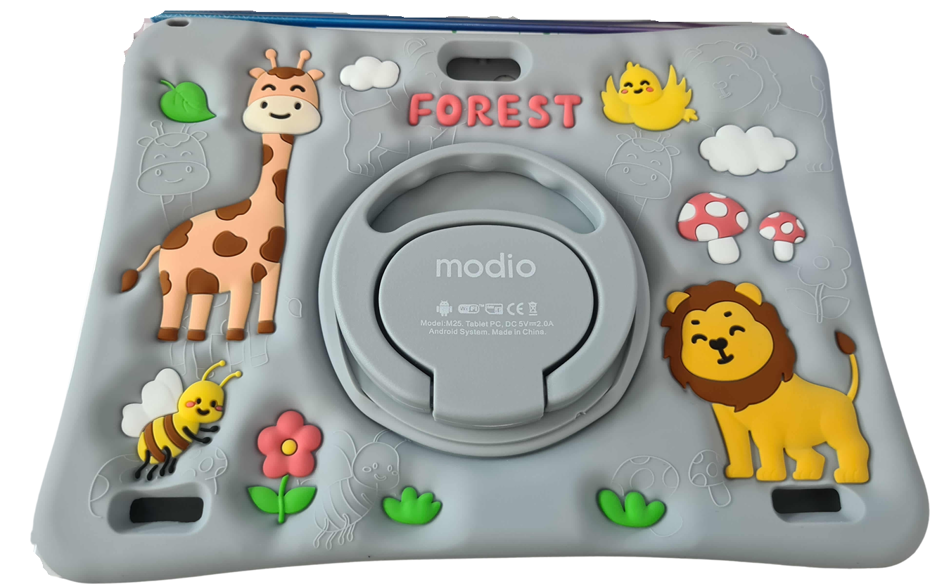 Modio M25 Kids Android Educational Tablet PC - 10.1 Inch 6GB RAM 256GB ROM 4G LTE -Dual sim Silicon Cover, Protective cover + Free Gifts