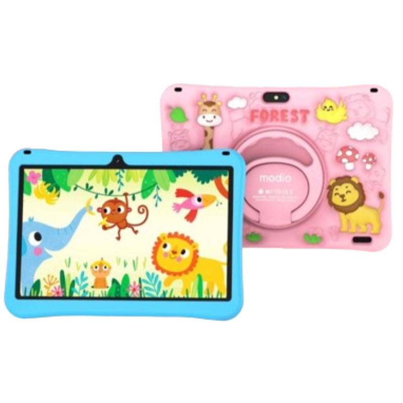 Modio M25 Kids Android Educational Tablet PC - 10.1 Inch 6GB RAM 256GB ROM 4G LTE -Dual sim Silicon Cover, Protective cover + Free Gifts