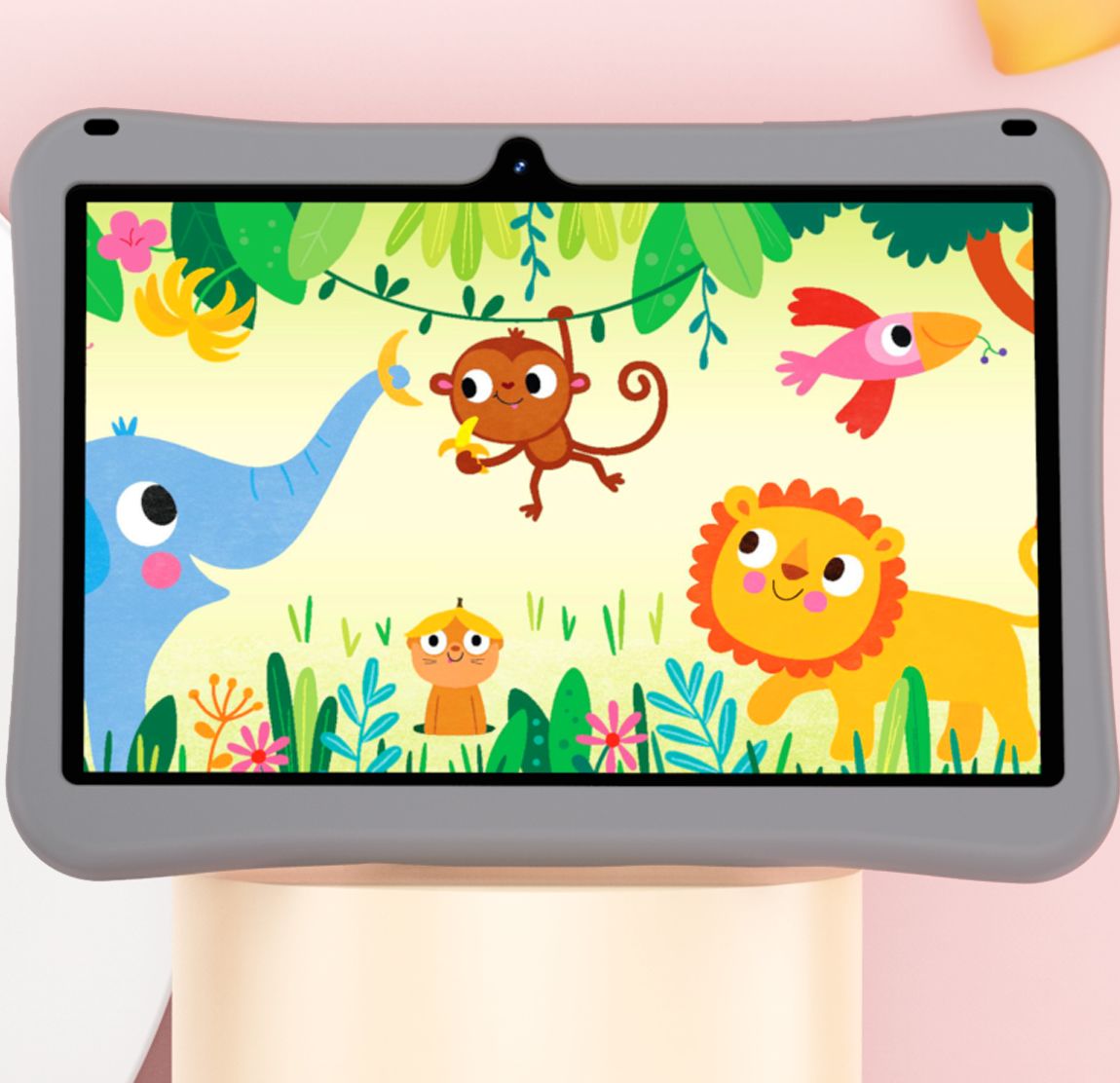 Modio M25 Kids Android Educational Tablet PC - 10.1 Inch 6GB RAM 256GB ROM 4G LTE -Dual sim Silicon Cover, Protective cover + Free Gifts