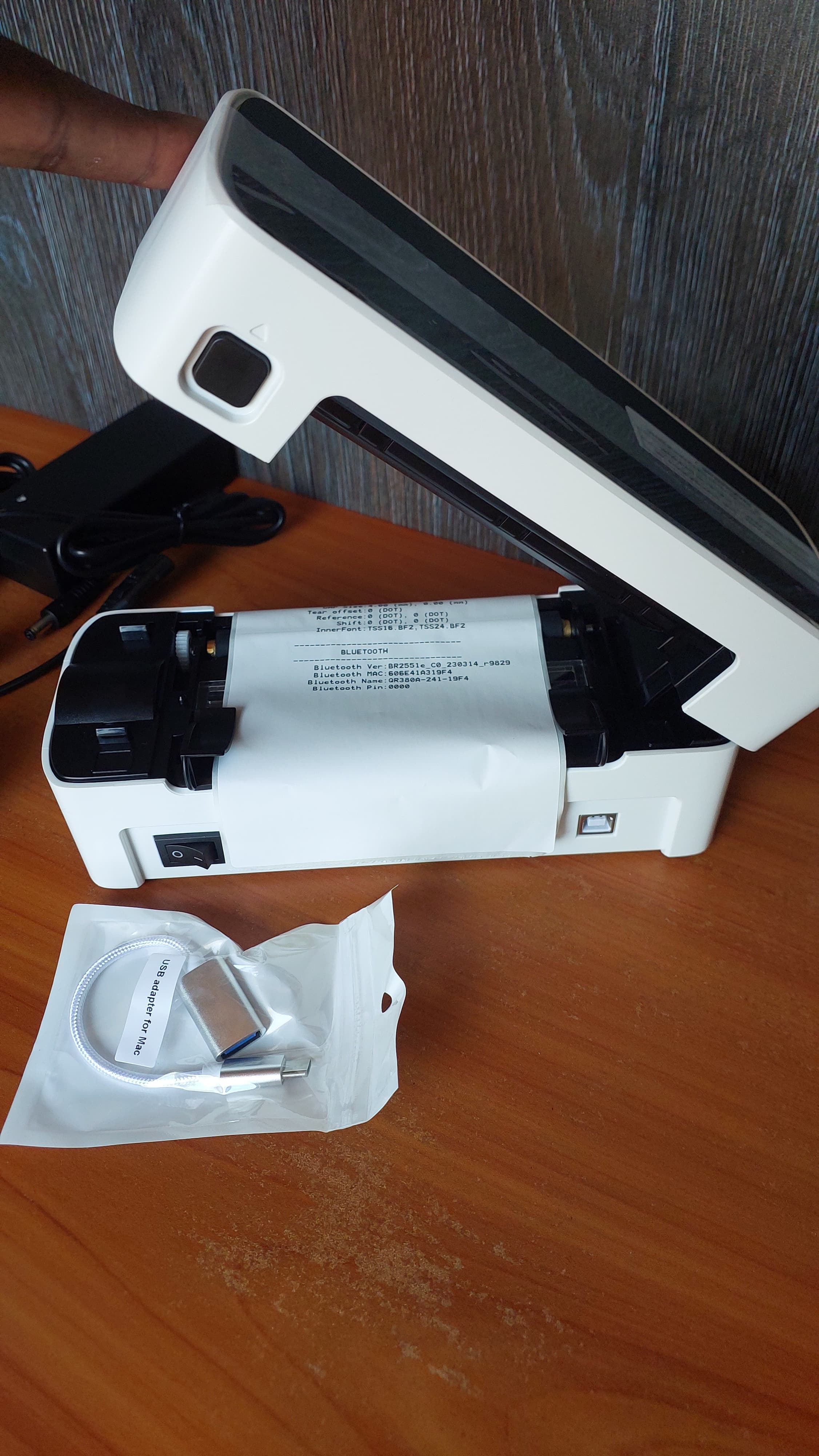 Phomemo Thermal Label Printer Bluetooth PM241-BT Wireless & USB 4x6 Shipping Labels, Barcode Stickers Printer