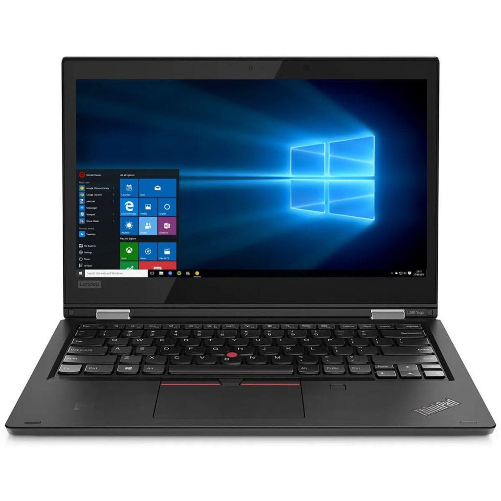 Refurbished Lenovo ThinkPad L380 Yoga x360 Core i5 8th Gen 8GB RAM 256GB SSD 13.3 Inch Touchscreen 2 in 1 Windows 11 Pro Laptop + Bag