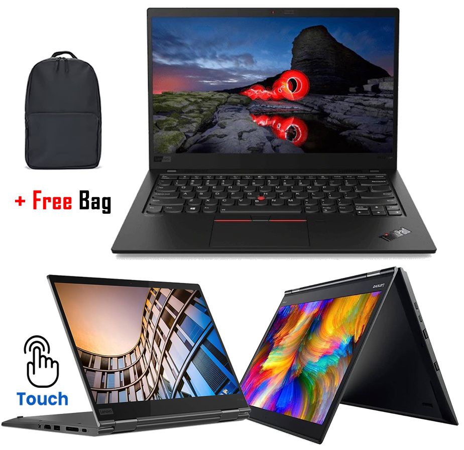 Lenovo ThinkPad X1 Yoga X360 Intel Core i7 8th Gen 16GB RAM 512GB SSD 14 Inch FHD Touchscreen 2 in 1 Convertible Windows 11 Pro Refurbished Laptop + Stylus Pen + Laptop Bag