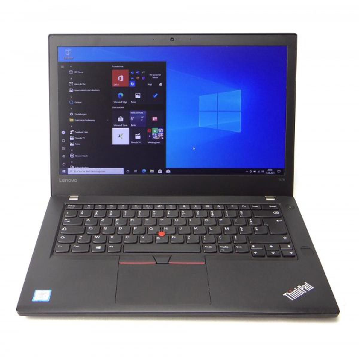 Lenovo ThinkPad X270 Intel Core I5 8GB RAM 256GB SSD 12.5" 6th Gen Refurbished Notebook Windows 10 Pro Laptop + Free Bag + Mouse
