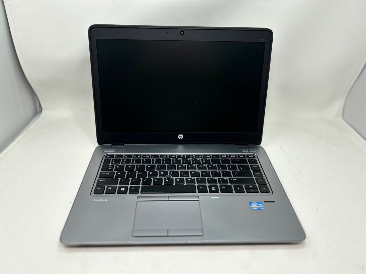 Refurbished HP EliteBook 840 G1 8GB RAM 256GB SSD 14 Inch Touchscreen Intel Core i5 4th Generation Windows 10 Pro Slim Laptop + Bag