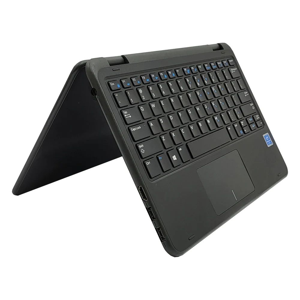 Refurbished DELL Latitude 3190 X360 4GB RAM 128GB SSD Touchscreen Intel Celeron Windows 10 Pro 2 in 1 Convertible Laptop + Free Bag