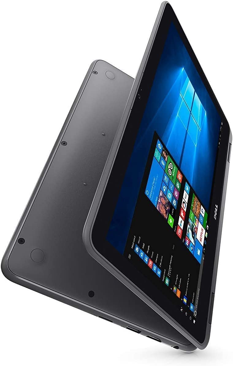 Refurbished DELL Latitude 3190 X360 4GB RAM 128GB SSD Touchscreen Intel Celeron Windows 10 Pro 2 in 1 Convertible Laptop + Free Bag