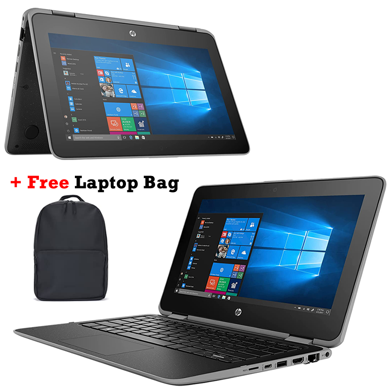 HP ProBook x360 11 G3 EE 4GB 128GB intel Celeron 11.6" 2-in-1 HD Convertible Touchscreen Laptop Business Education Laptop, UHD 600 Type-C, HDMI, Bluetooth 5.0, RJ-45, Windows 11 Pro +Bag