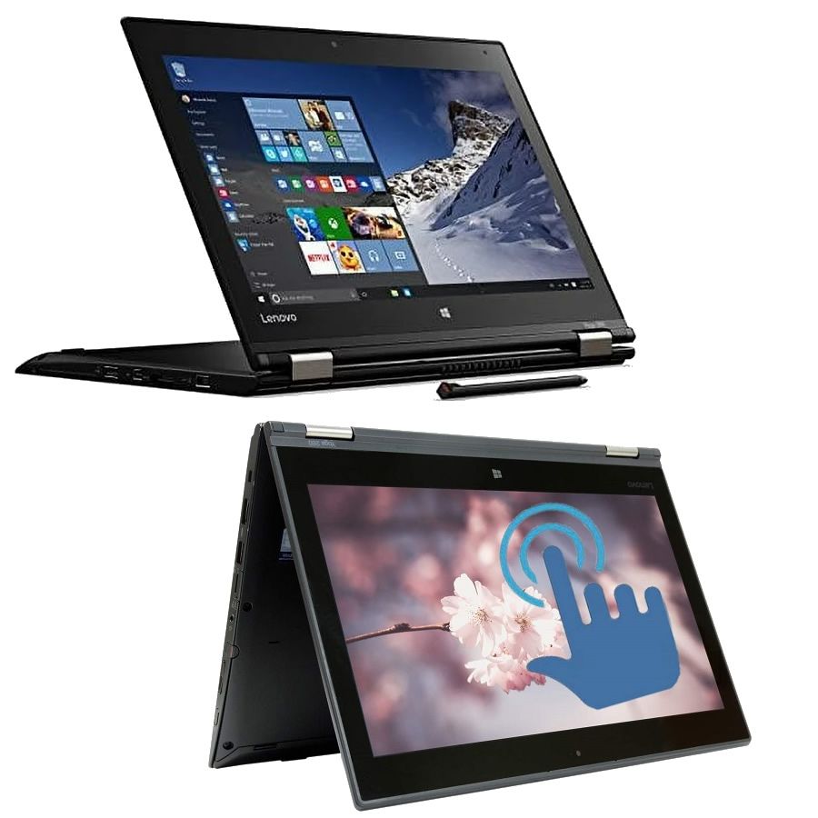 Refurbished Lenovo ThinkPad Yoga 260 intel Core i5 6th Gen 8GB +256GB SSD 12.6" FHD Ultrabook Windows 10 Laptop Stylus Pen