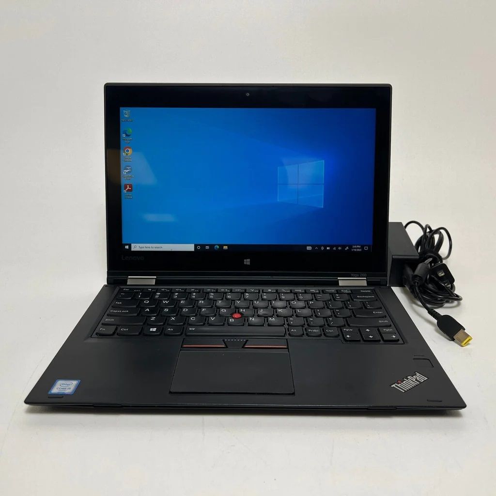 Refurbished Lenovo ThinkPad Yoga 260 intel Core i5 6th Gen 8GB +256GB SSD 12.6" FHD Ultrabook Windows 10 Laptop Stylus Pen