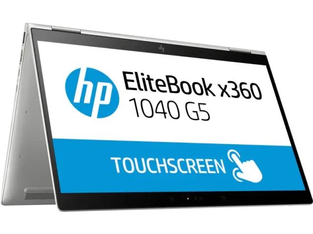 Refurbished HP Elitebook 1040 G5 X360 Core I7 16GB 512GB SSD 8th Generation 2in1 Convertible 14 Inch Touchscreen FHD ultraslim Windows 11 Laptop + Bag