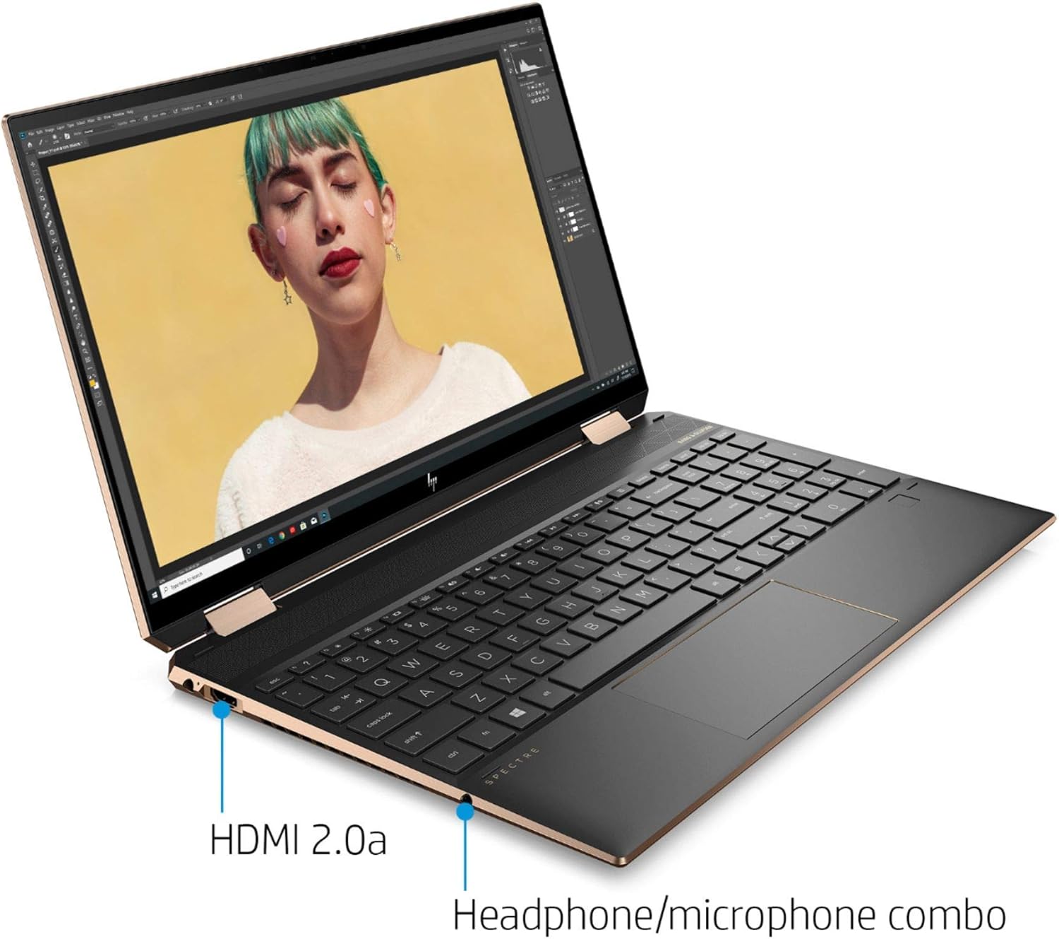 Brand New HP Spectre x360 Convertible 14-ef2013dx, Intel Core i7 13th Gen, 16GB RAM 1TB SSD 10 Cores, 5.0GHz, Windows 11, 13.5″ WUXGA+ FHD TouchScreen Business Professional Laptop + Free Sleeve