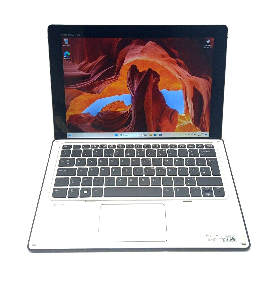 HPElite X2 1012 G1 Core m5 8GB RAM 256GB SSD 12.5 Inches Touchscreen, FHD Dual Camera With Detachable Keyboard, 2 In 1 Tablet Convertible Slim Refurbished Laptop Windows 11 Pro + Backpack Bag