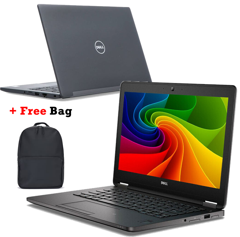 Refurbished Dell Latitude 7290 Intel Core i7 8GB RAM 256GB SSD 8th Generation 12.5 inch FHD Windows 11 Pro Business Laptop - Grade A + Bag