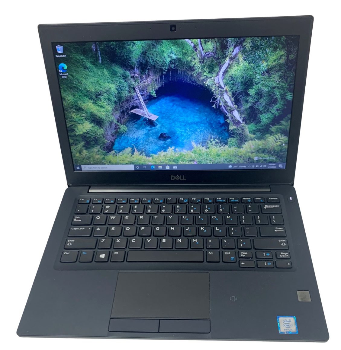 Refurbished Dell Latitude 7290 Intel Core i7 8GB RAM 256GB SSD 8th Generation 12.5 inch FHD Windows 11 Pro Business Laptop - Grade A + Bag