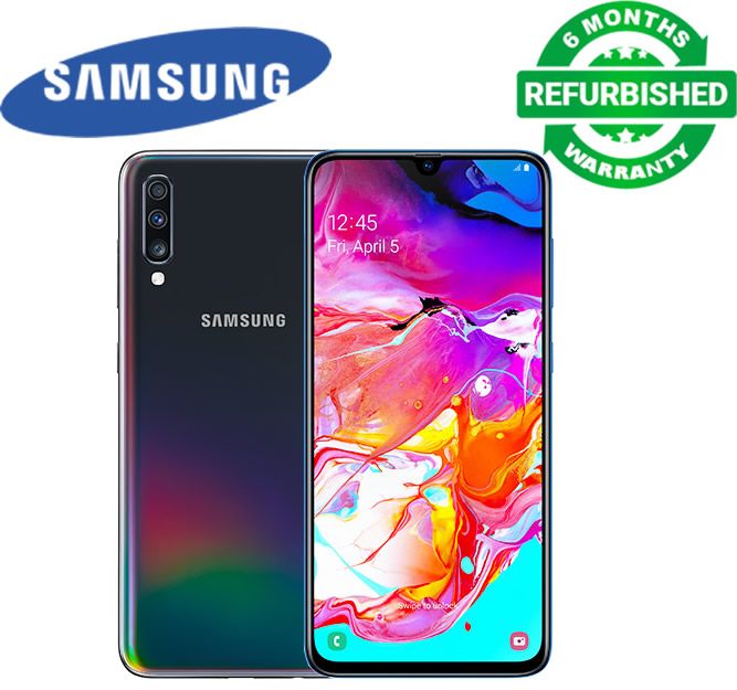 Samsung Galaxy A70 8GB 128GB Dual SIM, 6.7" Super AMOLED, 4G LTE Tripple-Camera 32MP, 4500mAh - Black