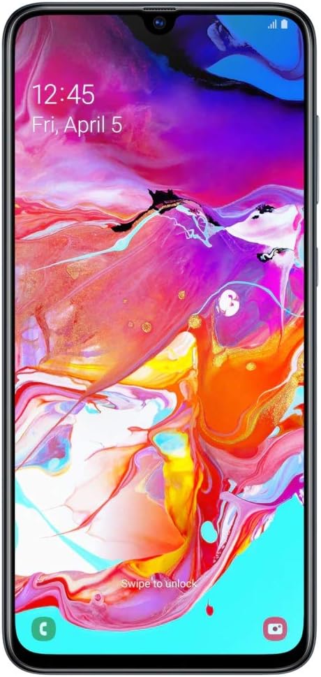 Samsung Galaxy A70 8GB 128GB Dual SIM, 6.7" Super AMOLED, 4G LTE Tripple-Camera 32MP, 4500mAh - Black