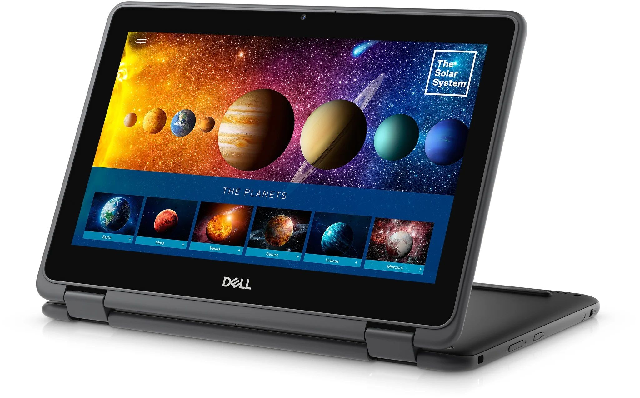 Refurbished Dell 3190 X360 8GB 128GB SSD Celeron 2-in-1 Laptop 11.6" Touchscreen Windows 11 Pro Slim Convertible Portable Laptop