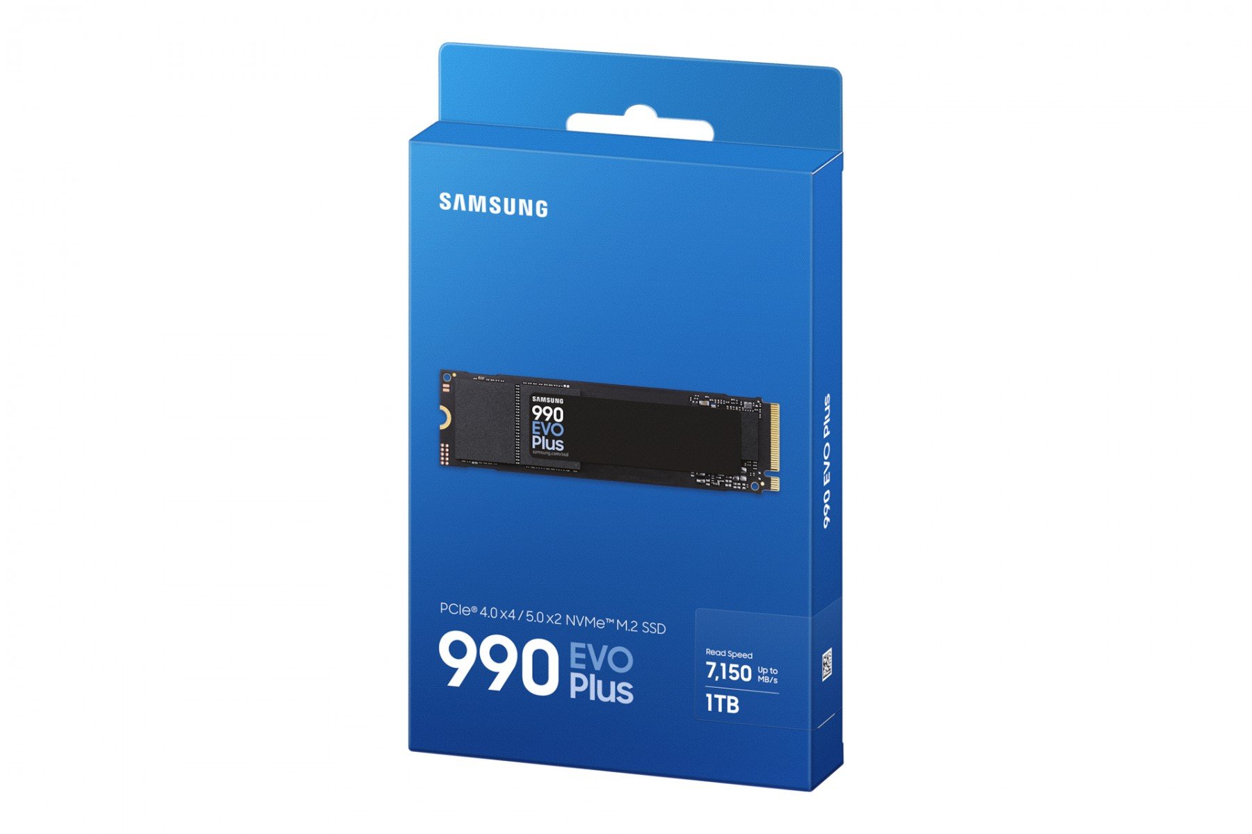 New Samsung 990 EVO Plus SSD 1TB, PCIe Gen 4x4, Gen 5x2 M.2 2280, Speeds Up-to 7,150 MB/s, Upgrade Storage for PC/Laptops, HMB Technology and Intelligent Turbowrite 2.0