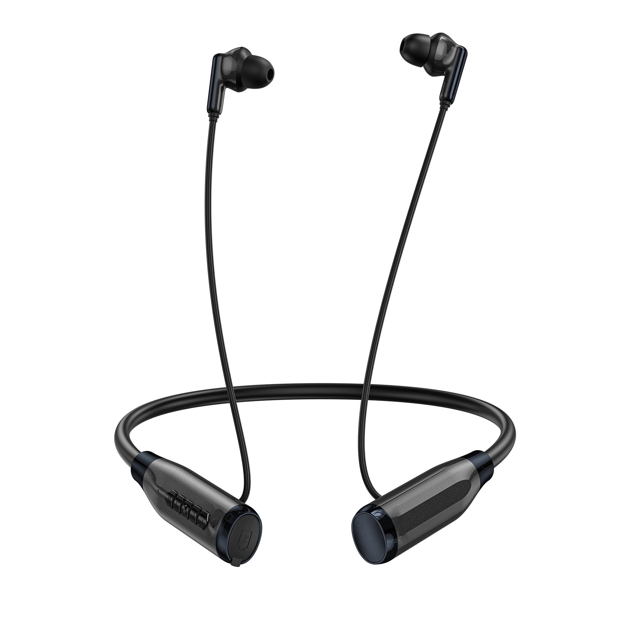 New WiWU Shadow Neckband ANC Wireless Earphones Bluetooth with 100H Playtime 800mAh Battery Game and Music Mode LED Display Vibration Alert