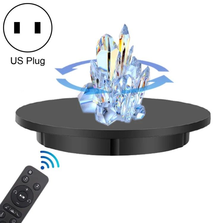 100kgs Load 360 Degree Electric Rotating Turntable Display Stand Automatic Revolving Platform for  Video Shooting, Photography, advertisement, 42cm Top with remote control