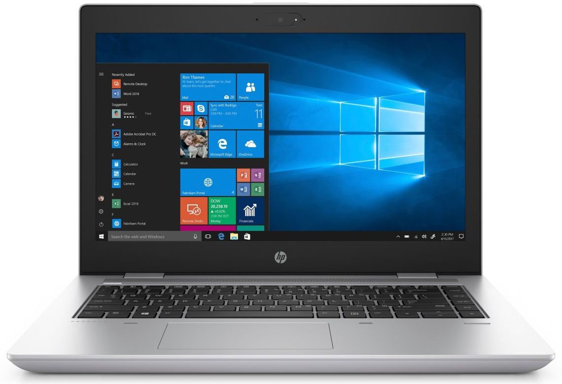HP Probook 645 G4 AMD Ryzen 7 Pro 2700U 8GB 256GB SSD 14 Inch FHD 1GB Dedicated AMD Radeon Vega 10 Graphics Windows 11 Pro Silver Laptop + Backpack Bag, Refurbished