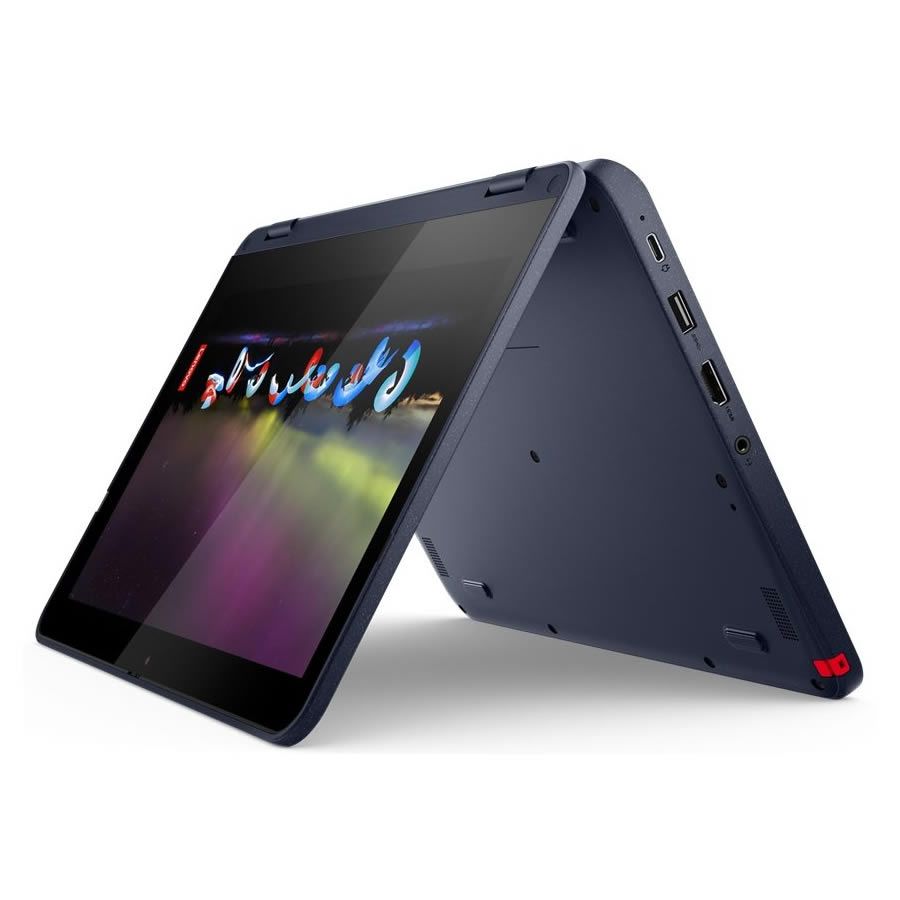 Refurbished Lenovo 500w x360 8GB 128GB SSD Gen3 11.6" Touchscreen Intel Pentium Silver N6000, Windows 11 Pro slim 2in1 Convertible Laptop  + Free Wireless Mouse