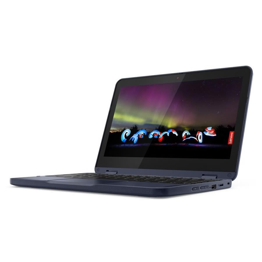 Refurbished Lenovo 500w x360 8GB 128GB SSD Gen3 11.6" Touchscreen Intel Pentium Silver N6000, Windows 11 Pro slim 2in1 Convertible Laptop  + Free Wireless Mouse