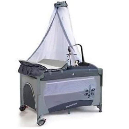 Mama Kids Foldable & Portable Baby Cosleeper /Playpen/ Crib -Grey