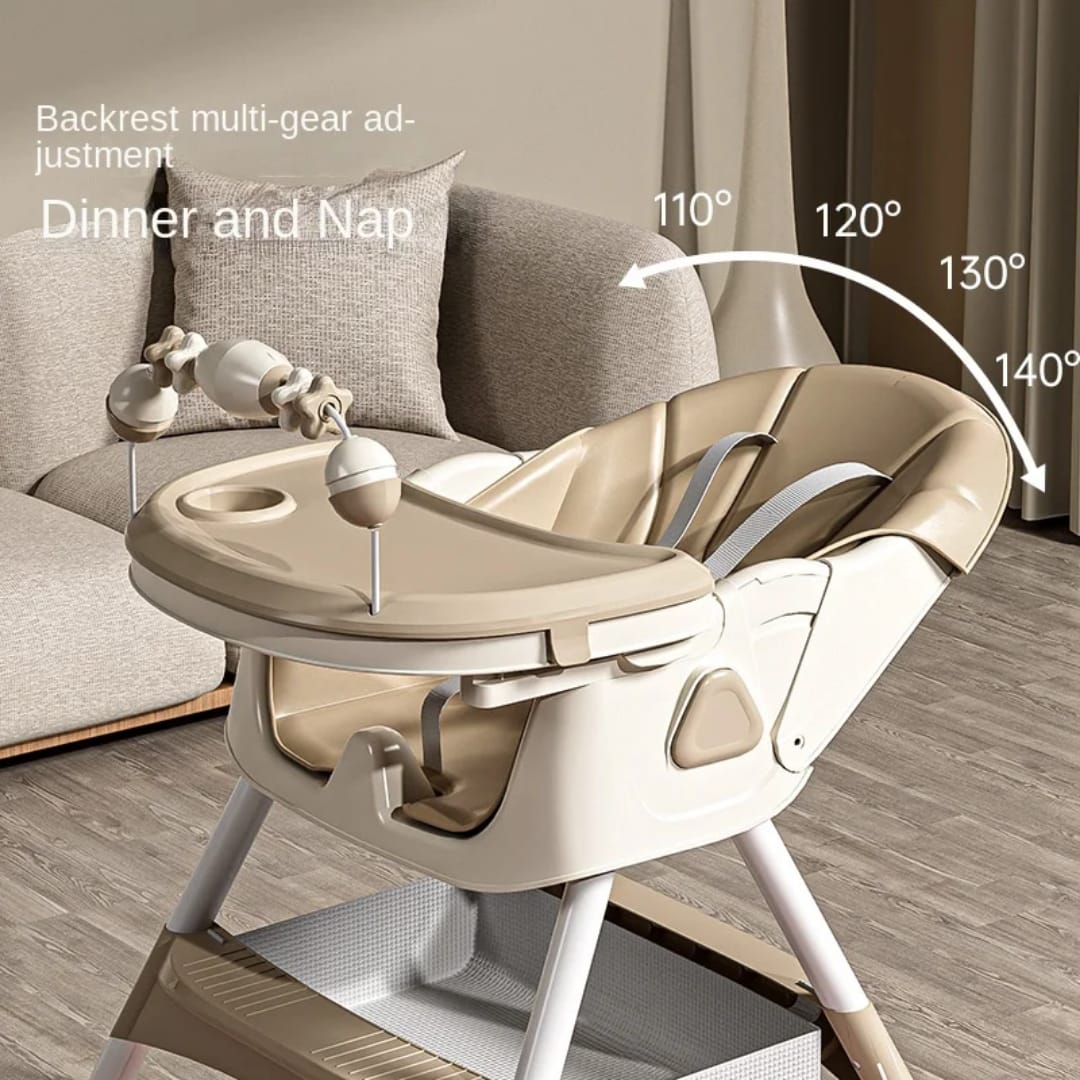 Classy Foldable and recliner Baby Feeding Chair/High Chair